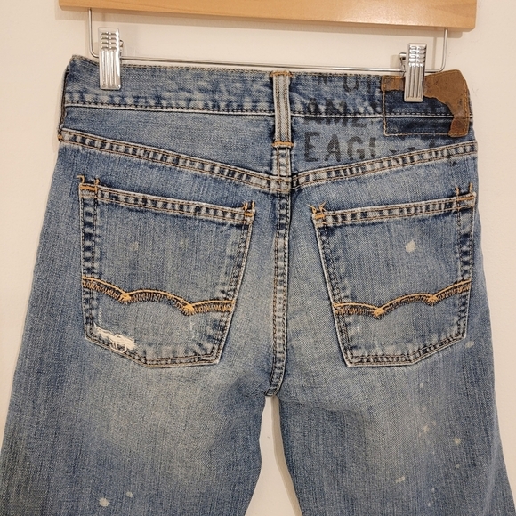 American Eagle low rise bootcut men's jeans size 26/28 - Picture 4 of 14